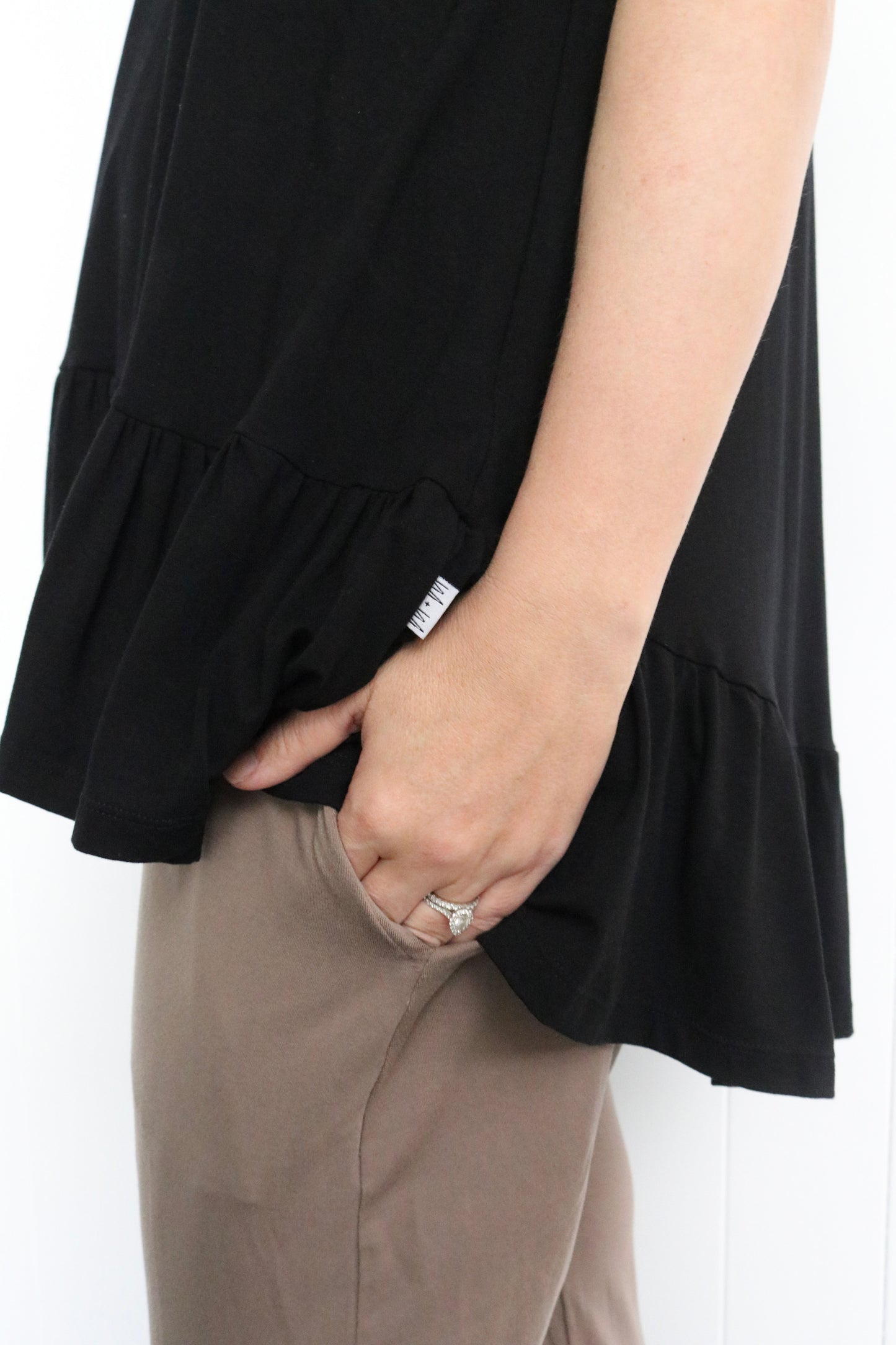 The Maudie Top - Black