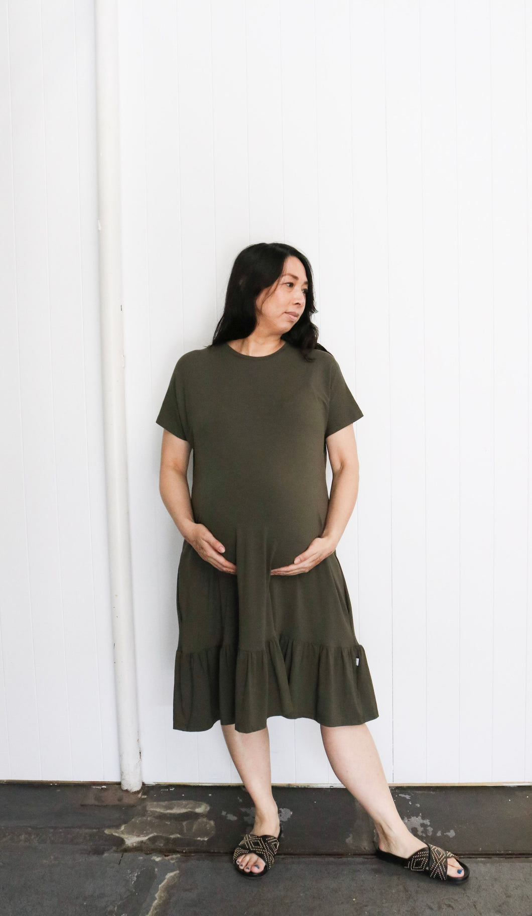 The Maybelle Dress - Forest Green